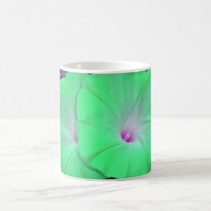 Green Morning Glory Duo mug