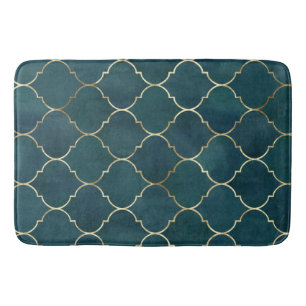 Green Moroccan Bath Mat