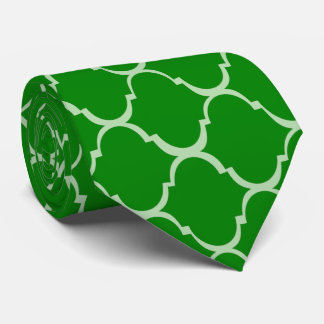 Green Moroccan Design Tie