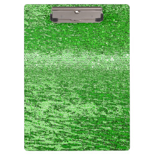 Green mosaic pattern clipboard
