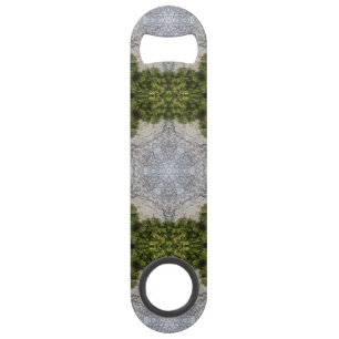 Green Moss & Earth Nature Art Bar Key