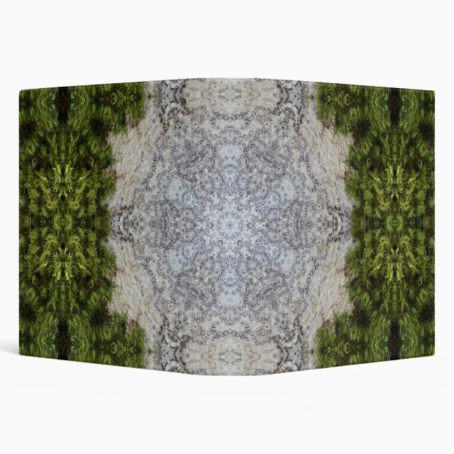 Green Moss & Earth Nature Art Binder (Background)