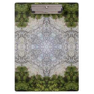 Green Moss & Earth Nature Art Clipboard