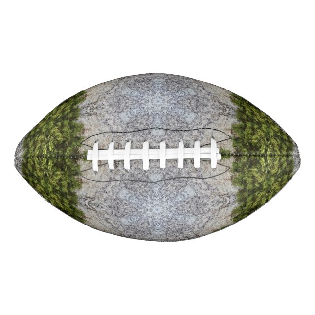 Green Moss & Earth Nature Art Football (Front)