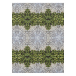 Green Moss & Earth Nature Art Tablecloth