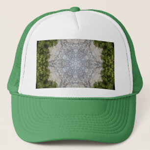 Green Moss & Earth Nature Art Trucker Hat