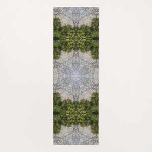 Green Moss & Earth Nature Art Yoga Mat