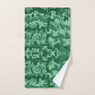 Green Moss Hand Towel