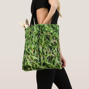 Green Moss Nature Tote Bag