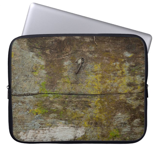 Green moss texture and background. abstract, alive laptop sleeve (Front)