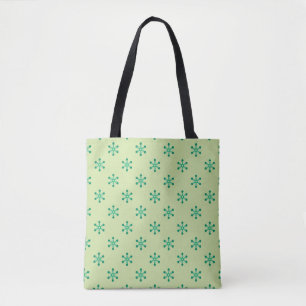 Green Motif Pattern  Tote Bag
