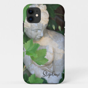 Green Motivational Stone Garden Sculpture Nature iPhone 11 Case