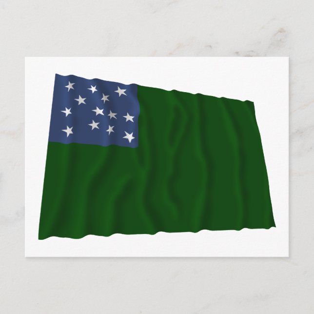 Green Mountain Boys flag Postcard (Front)