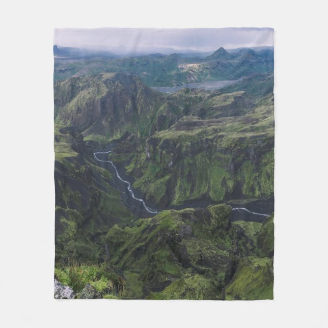 GREEN MOUNTAIN FLEECE BLANKET (Front)