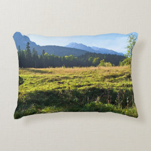 Green Mountain Meadow – Wild Nature Romania Accent Pillow