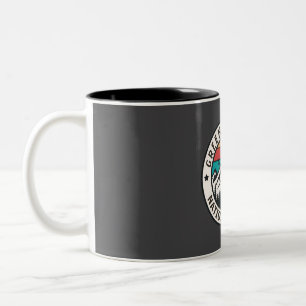 Green mountains national forest Two-Tone coffee mug