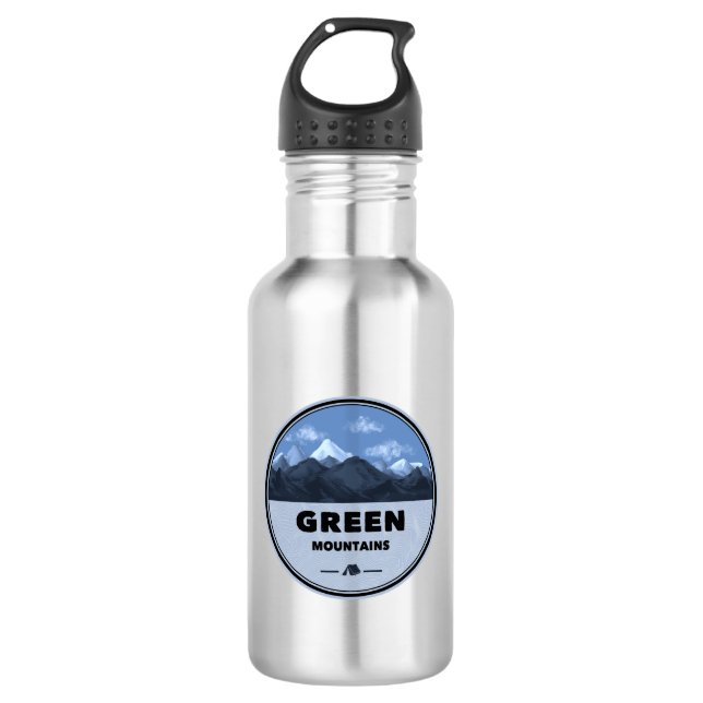 Green Mountains Vermont Camping 532 Ml Water Bottle (Front)