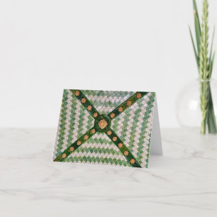 Green Mozaic Sant Pau Barcelona Thank You Card