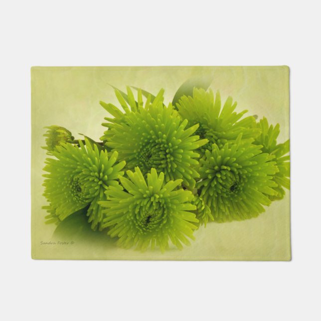 Green Mums  Doormat (Front)