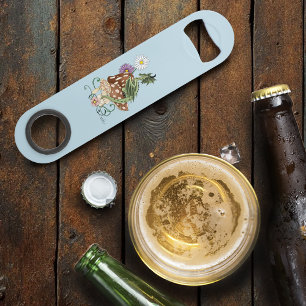 Green Mushroom Dragon Fantasy Flowers Bar Key