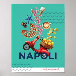 Green Napoli On My Mind Poster