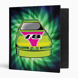 Green Nascar Binder