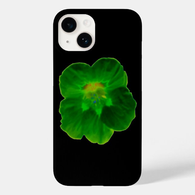 Green Nasturtium Case-Mate iPhone Case (Back)