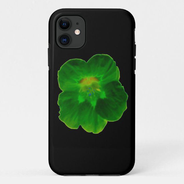 Green Nasturtium iPhone 5 Case (Back)