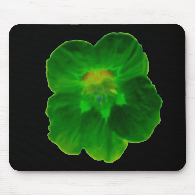 Green Nasturtium Mousepad (Front)