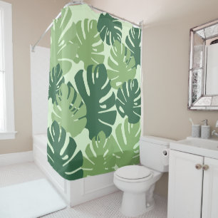 Green Nature tropical Leaves Monstera Pattern