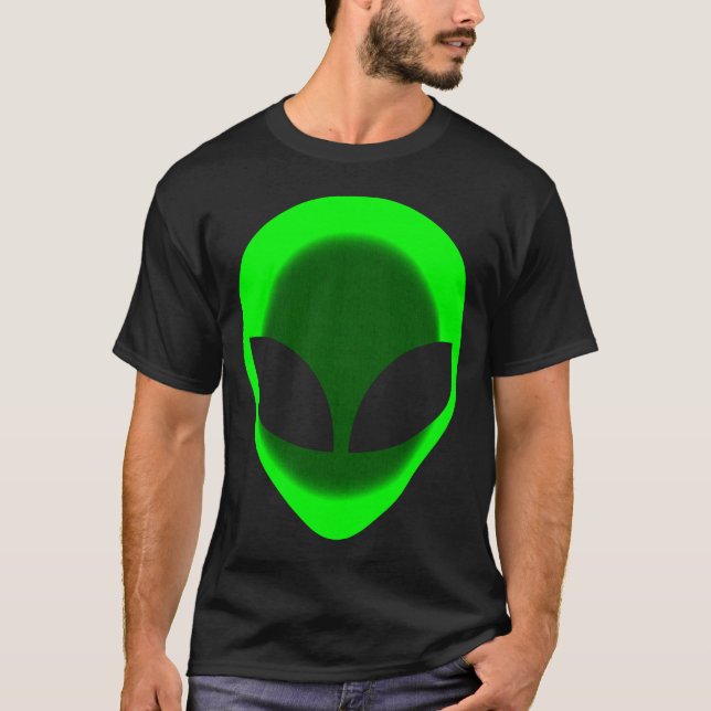 Green neon alien T-Shirt (Front)