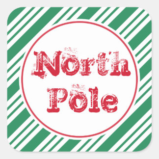 North Pole Stickers, North Pole Custom Sticker Designs