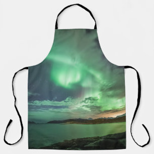 Green Northern Lights Apron
