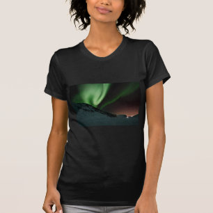 Green Northern Lights Aurora Borealis Norway T-Shirt