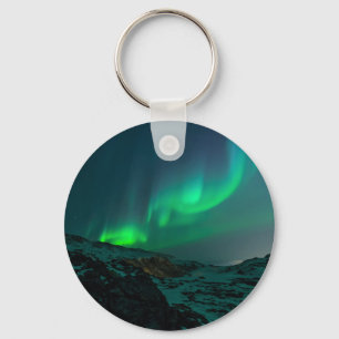 Green Northern Lights Keychain