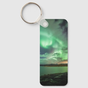 Green Northern Lights Keychain