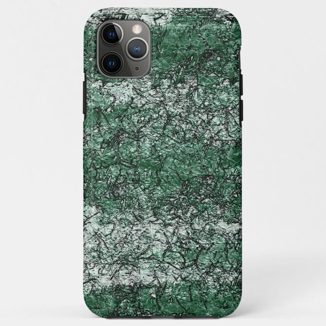 Green oil texture upon sticks and lint Case-Mate iPhone case (Back)