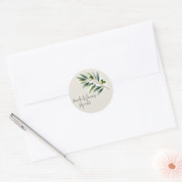 Green Olive Leaf Bone White & Gold Rustic Wedding