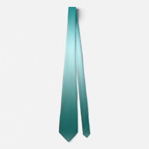 Green Ombre Gradient Mens Neck Tie