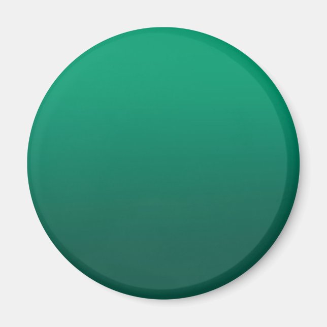 Green Ombre Painting Magnet (Front)