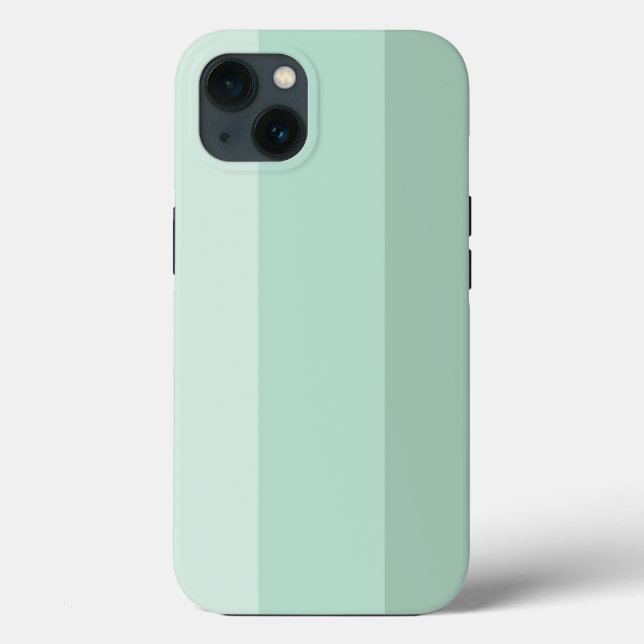 Green Ombre Striped Case-Mate iPhone Case (Back)
