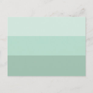 Green Ombre Striped Postcard