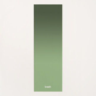 Green Ombre Yoga Mat–Flow in Color, Ground in Calm Mat
