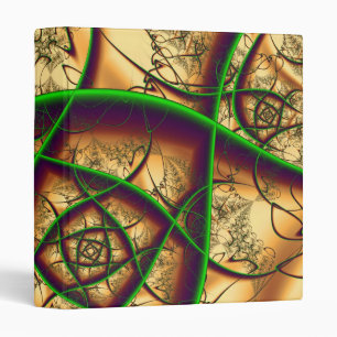 Green On Gold Binder