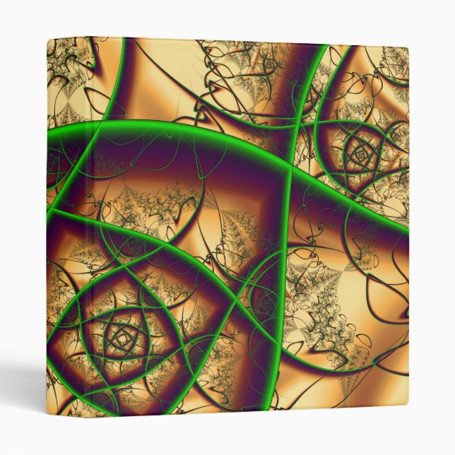 Green On Gold Binder (Front/Spine)