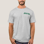 "Green On Grey" T-Shirt<br><div class="desc">Comfortable,  casual and loose fitting,  our heavyweight t-shirt will quickly become one of your favorites. Made from 6.0 oz,  pre-shrunk 100% cotton,  it wears well on anyone. We’ve double-needle stitched the bottom and sleeve hems for extra durability.</div>