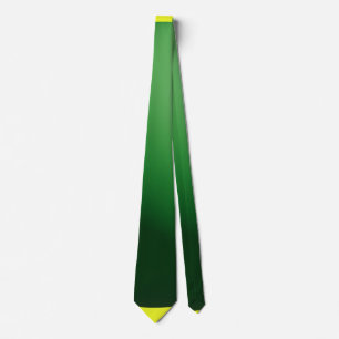 Green on Yellow  Tie