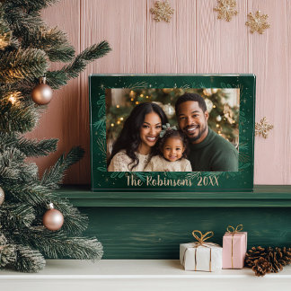 Green One Photo Christmas