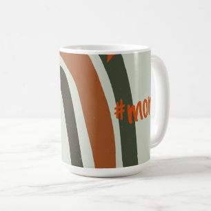 Green Orange Bohemian Rainbow Personalized #mom Coffee Mug