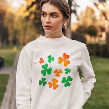Green Orange Clove Shamrock Leaf St Patrick's Day